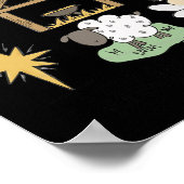 Wahre Story Luke Jesus Krippe Religiöse Christlich Poster (Ecke)