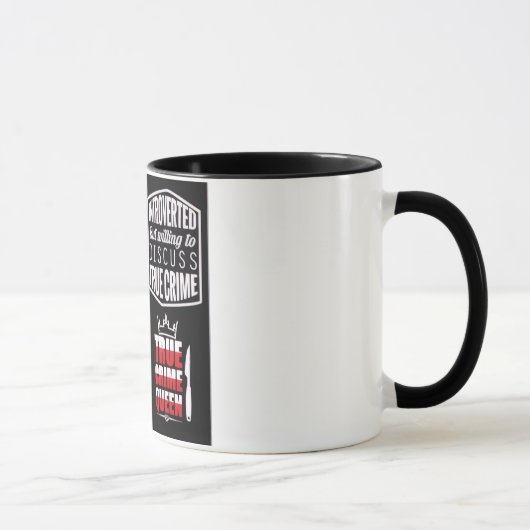 Wahre Verbrechen Fanatiker Tasse (Rechts)