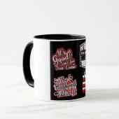 Wahre Verbrechen Fanatiker Tasse (Vorderseite Links)
