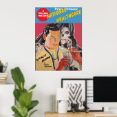 Wahre Verbrechen Poster (Heimbüro)
