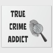 Wahre Verbrechenssüchtige Geschenkpapier (Flach)