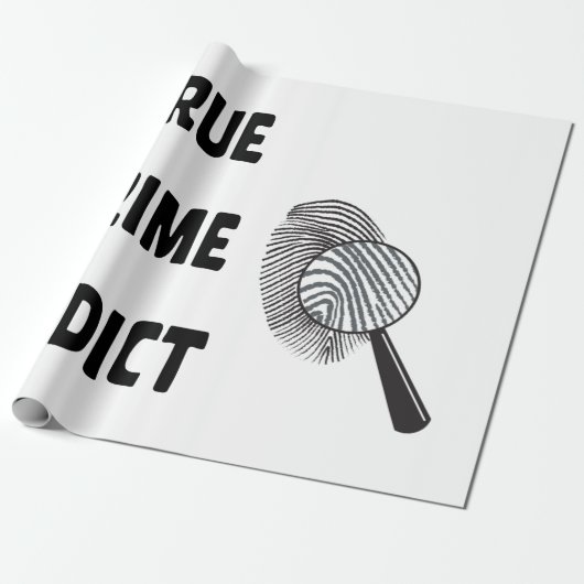 Wahre Verbrechenssüchtige Geschenkpapier (Ungerollt)