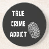 Wahre Verbrechenssüchtige Getränkeuntersetzer (Vorne)