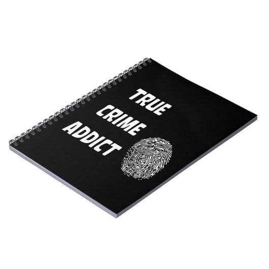 Wahre Verbrechenssüchtige Notizblock (Linke Seite)