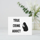 Wahre Verbrechenssüchtige Postkarte (Stehend Vorderseite)