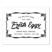 Wahre Vintage Eierkarton Gummistempel (Prägung)