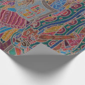 Wahre Wörter in der Bibliothek Geschenkpapier (Ecke)