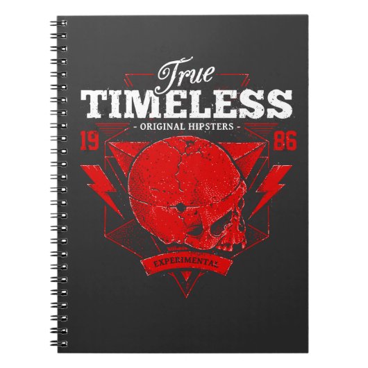 Wahre Zeit für kreatives Schädeldesign Notizblock (Vorderseite)