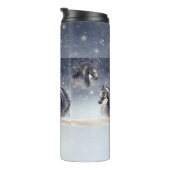 Wahre Zuhause und Leben Thermosbecher (Nach rechts gedreht)