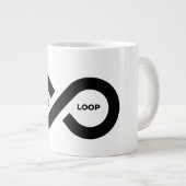 Während(1) unendliche Schleife Jumbo-Tasse (Vorderseite Rechts)