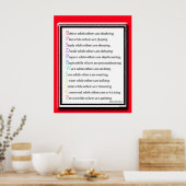 Während andere sind ... poster (Küche)