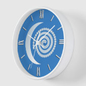 Während Crescent Moon Spirale Uhr (Winkel)