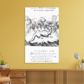 Während der Salamander brennt Leinwanddruck (Insitu (Wohnzimmer))