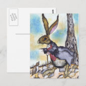 WÄHREND DER WUNDERSCHAFT HERAUSGESTELLTE HARE POSTKARTE (Vorne/Hinten)