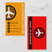 WÄHREND DES BETRIEBSlehrer-Blasen Visitenkarte (Vorne/Hinten)