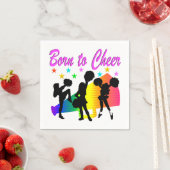 WÄHREND DES RAINBOW-MEGAPHONE-DESIGNS SERVIETTE (Beispiel)