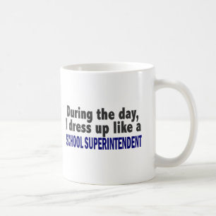 Während des Tages kleide ich oben Schulinspektor Kaffeetasse
