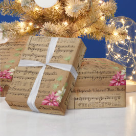 Während die Hirten ihre Herden Weihnachten sahen Geschenkpapier