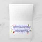 Während du auf meine Rückkehr wartest...Grußkarte Karte (Innenseite)