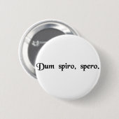 Während ich atme, hoffe ich button (Vorne & Hinten)