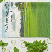 Während ich heute Golf spiele, traf ich zwei gute  Handtuch (Gefaltet)