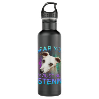 Während ich höre, dass du nicht hörst edelstahlflasche