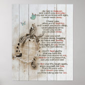 Während ich mich in den Himmel Schildkröten Gesche Poster (Vorne)