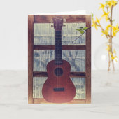 Während meine Gitarre sanft schwächt Karte (Gelbe Blume)