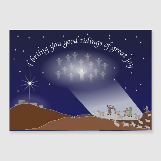 Während Schäfer ihre Mengen aufpassten Magnetkarte (Vorderseite)