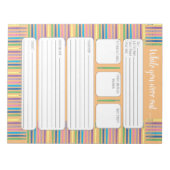 Während Sie draußen waren - Schreibgeräte unter or Notizblock (Vorderseite)