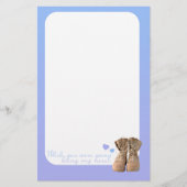 Während Sie weg waren Briefpapier (Vorderseite)