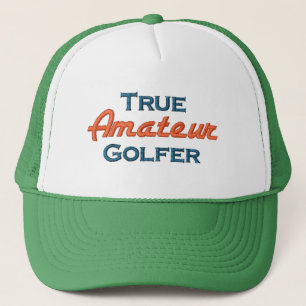 Wahrer Amateur Golfer Mesh Cap Truckerkappe