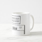 Wahrer Aussenseiter in binär verschlüsseltem ASCII Kaffeetasse (VorderseiteRechts)