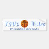 Wahrer blauer Autoaufkleber (Vorne)