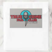 Wahrer Crime Fan Club Sticker! Rechteckiger Aufkleber (Tasche)
