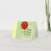 wahrer Freund Dankeskarte (Vorderseite)