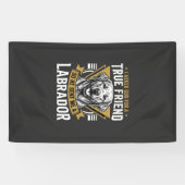 Wahrer Freund Labrador Hund Banner (Horizontal)
