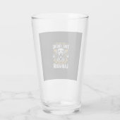 Wahrer Freund Labrador Hund Glas (Rückseite)