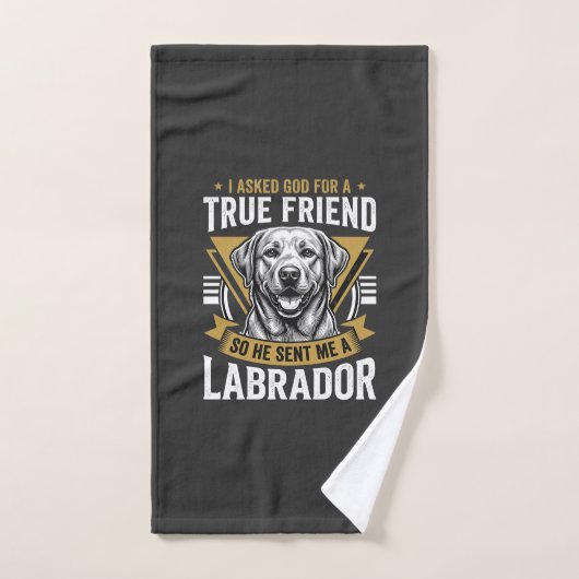 Wahrer Freund Labrador Hund Handtuch (Handtuch)