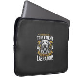 Wahrer Freund Labrador Hund Laptopschutzhülle (Vorne Rechts)