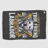 Wahrer Freund Labradorhund Golfhandtuch (Horizontal)