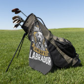Wahrer Freund Labradorhund Golfhandtuch (Gras)