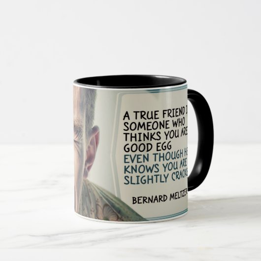 Wahrer Freund Tasse (VorderseiteRechts)