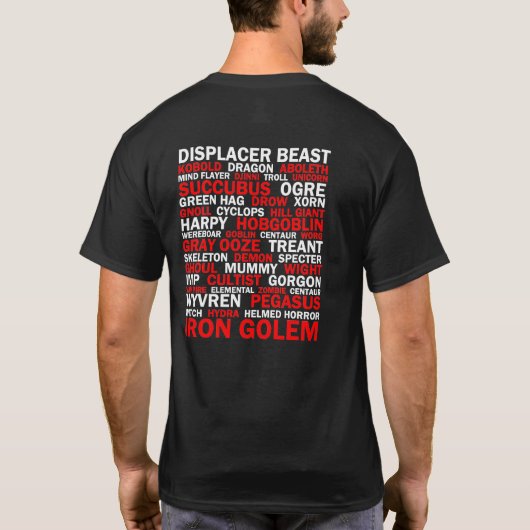 Wahrer Gamer T-Shirt (Rückseite)