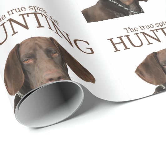 Wahrer Geist des glatten Graubären von Jagd Geschenkpapier (Rolleneckpunkt)