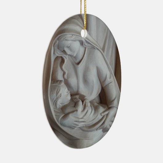 Wahrer Grund für die Weihnachtsfeier Keramik Ornament (Rechts)