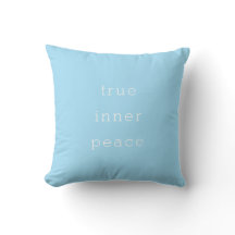 Wahrer innerer Frieden | Minimal Kissen