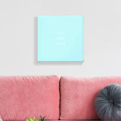 Wahrer innerer Frieden | Minimal Leinwanddruck (Insitu (Wohnzimmer))