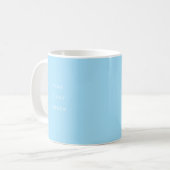 Wahrer innerer Frieden Minimalistische Tasse (Vorderseite Links)