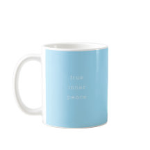 Wahrer innerer Frieden Minimalistische Tasse
